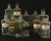 Lot 503 - A quantity of apothecary bottles