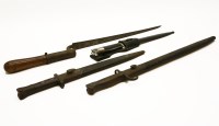 Lot 458 - Four bayonets