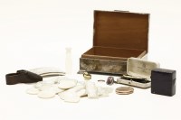 Lot 340 - A silver cigarette box