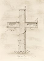 Lot 63 - Charles Bronson (b.1952)
'FREE AT LAST.  A CHARLES BRONSON TRIBUTE';
'GEMINI REYNOLDS IS MY LUCKY STAR';
'GEMINI...HAVE A NICE DRINK FOR ME';
'ENJOY THE BOOK'
Four drawings by 'Britain's most violent