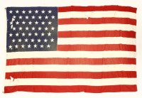 Lot 260 - A large forty-nine-star American flag