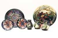 Lot 590 - Two modern Moorcroft plates