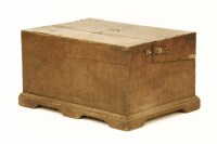 Lot 815A - An early 19th century oak country house stationery box