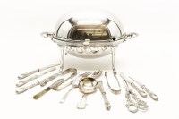 Lot 383 - Two pairs of silver sugar tongs