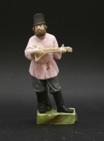 Lot 438 - A Russian biscuit porcelain figure
