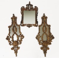 Lot 764 - A pair of mid 18th century style mirrors
