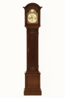 Lot 847 - A mahogany cased Grandmother clock
