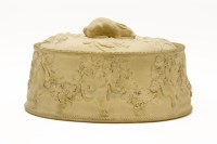 Lot 441 - A 19th Century Wedgwood caneware game pie dish