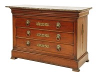 Lot 772 - A Louis Philippe mahogany commode
