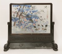 Lot 884 - A Chinese table screen