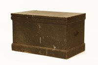 Lot 879 - A 19th century carpenter's pine chest