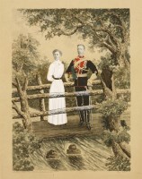 Lot 108 - Irish Military Interest: a folk art watercolour