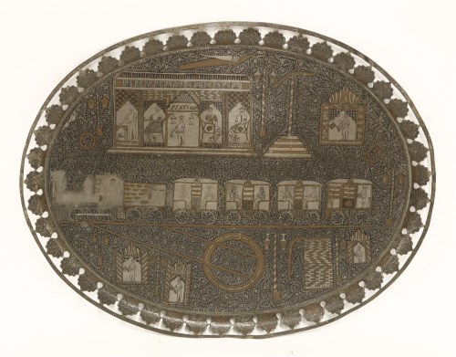 Lot 127 - A bizarre North Indian Railway Interest tray