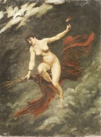 Lot 33 - After Luis Ricardo Falero	
THE WITCHES' SABBATH
Unsigned