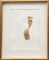 Lot 221 - After Braque (1882-1963)
TWO EMBOSSED ETCHINGS FROM THE ‘HOMMAGE AUX BIJOUX DE BRAQUE’ SERIES
Gilded with 23 carat gold leaf