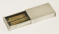 Lot 5 - An Edward VII silver puzzle vesta case