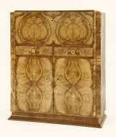 Lot 131 - An Art Deco burr walnut cocktail cabinet