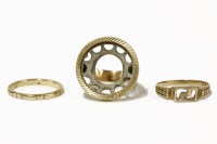 Lot 20 - A gold half sovereign ring mount