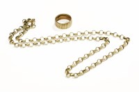 Lot 74 - A 9ct gold wedding ring