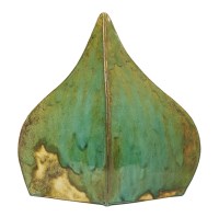 Lot 328 - A green-glazed garden sculpture