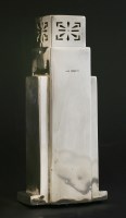 Lot 54 - A George V silver Art Deco-style sugar caster