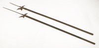 Lot 46 - Two halberds
