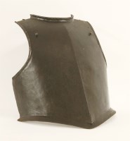 Lot 25 - A Cromwellian siege weight breastplate