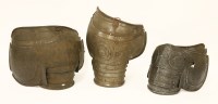 Lot 31 - Three articulated pauldrons