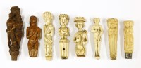 Lot 162 - Six ivory cutlery handles