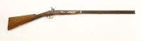 Lot 107 - A percussion rifle