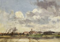 Lot 486 - Ian Houston (b.1934)
'LANDSCAPE NEAR HAPPISBURGH'
Signed l.l.