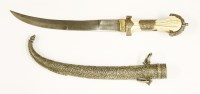 Lot 60 - A jambiya in scabbard