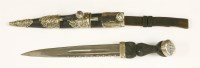 Lot 63 - A fine presentation Scottish dirk
