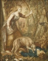 Lot 388 - Charlotte Wyllie (née Major) (fl.1872-1893)
THE BALLAD OF SIR DAVID GRAEME
Signed with monogram l.l.