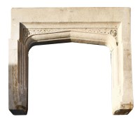 Lot 623 - A stone fireplace