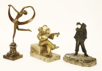 Lot 82 - Three Art Deco-style figures
