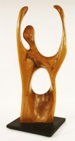 Lot 194 - John Spielman (b.1944)
a large wood sculpture of a standing figure