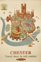Lot 224 - A British Rail poster 'Chester