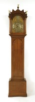 Lot 508 - An oak eight-day longcase clock