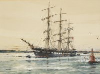 Lot 379 - John (Jack) Robert Charles Spurling (1870-1933) 
THE SQUARE-RIGGED AUSTRALIAN WINDJAMMER AND