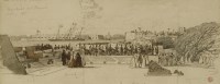Lot 380 - Edward Duncan RWS (1803-1882) 
THE ROYAL YACHT 'FAIRY' IN PORTSMOUTH HARBOUR 
Signed with monogram l.l.