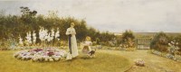 Lot 321A - Tom Lloyd (1849-1910)
COLLECTING FLOWERS
Signed and dated 1898 l.r.