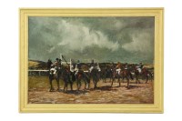 Lot 321 - Matt Bruce RI (1915 - 2000) 
AT THE RACES