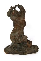 Lot 285 - A late 19th century Chinese unusual carving