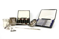 Lot 63 - A silver dressing table box and cover