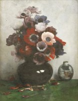 Lot 399 - Oscar Wilson (1867-1930)
ANEMONES
Signed l.l.