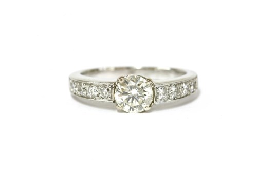 Lot 48 - A single stone brilliant cut diamond ring