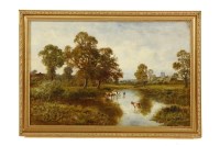 Lot 384 - Henry Cooper (1859-1934)
CATTLE WATERING
Signed l.l.