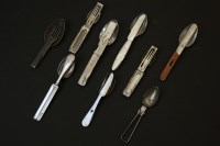 Lot 205 - A collection of military pattern knife
