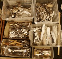 Lot 211 - A quantity of mixed flat ware